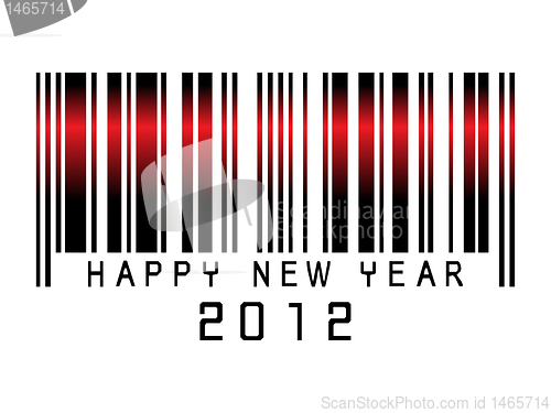 Image of Barcode new year  2012