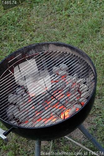 Image of charcoal grill