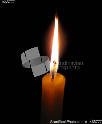 Image of alight candle