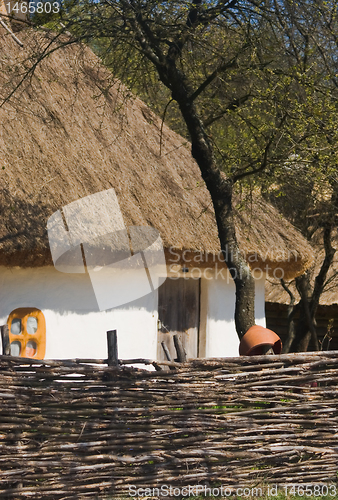 Image of wicker fence