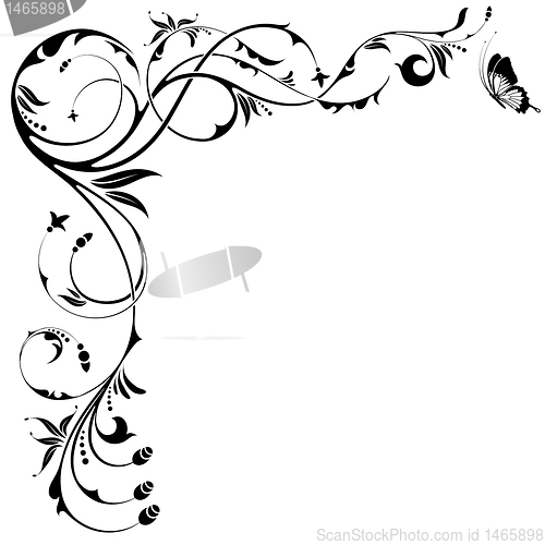 Image of Floral border