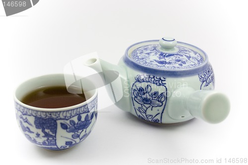 Image of Chinese teapot and cup