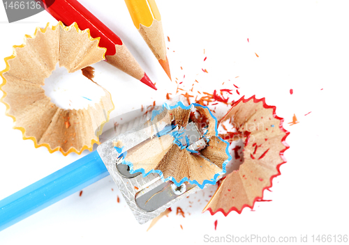 Image of Pencils and sharpener