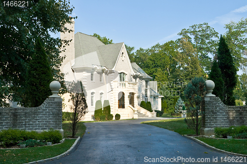 Image of French Eclectic Revival Chateau Style Single Family Home, Suburb