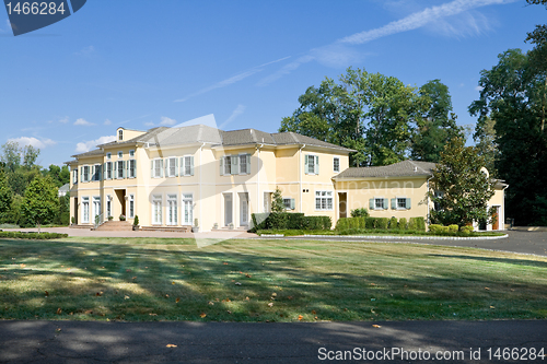 Image of New Large Single Family House Lawn Suburban Philadelphia, Pennsy