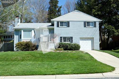 Image of Split Level Single Family House, Suburban Maryland, USA