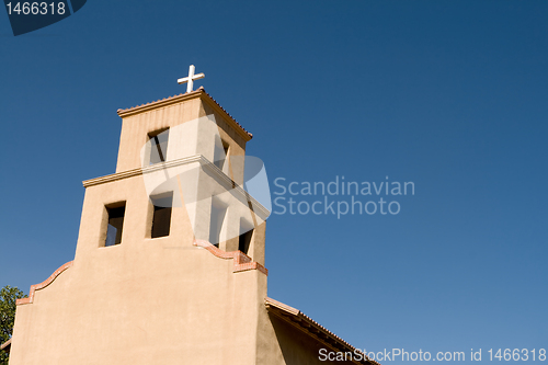 Image of Santaurio De Guadalupe Mission Church Santa Fe, New Mexico