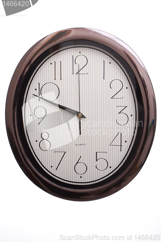 Image of Wall clock oval