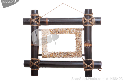 Image of bamboo frame for photo