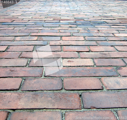 Image of An old church brick wall background