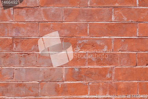 Image of XXXL Full Frame Grungy Red Brick Wall