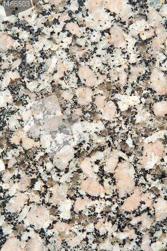 Image of Full Frame Close-Up of Polished, Black and White Granite Surface