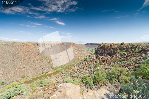Image of Rio Grande River Gorge New Mexico, United States