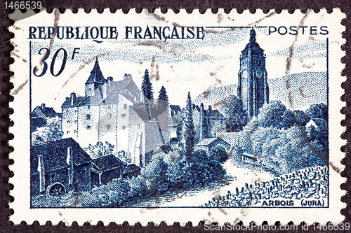 Image of Stamp Chateau Bontemps, Arbois Jura Vinyard Stream