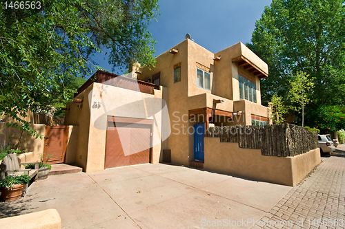Image of Modern Adobe Single Family Home in Santa Fe, New Mexico