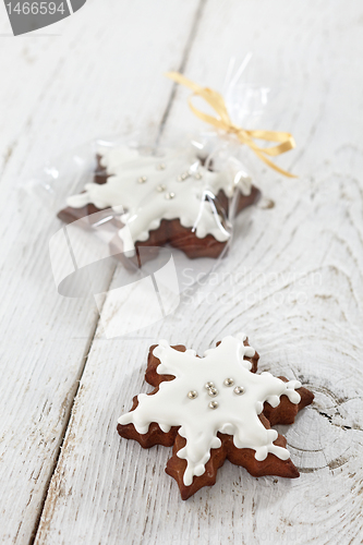 Image of gingerbread snowflakes