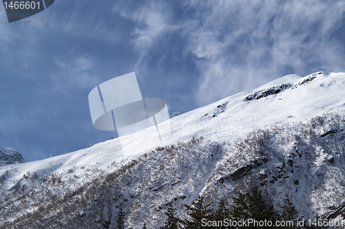 Image of View of ski slope