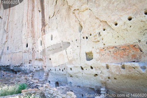 Image of Bandelier National Monument New Mexico Native American Cliff Dwe
