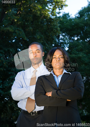 Image of Power Team Two African American Business People