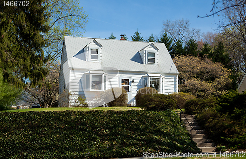 Image of XXXL Clapboard Cape Cod Single Family House Suburban Maryland, U