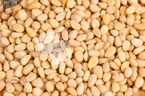 Image of pine nuts background 