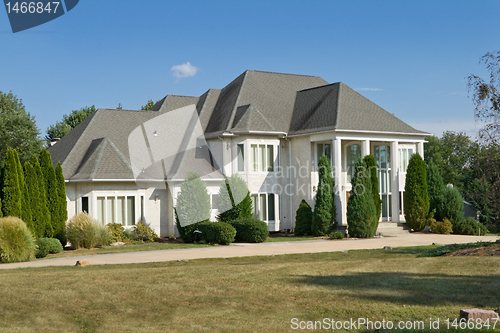 Image of French Chateau Style Single Family House Suburban Philadelphia, 