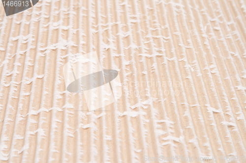 Image of Full Frame Corrugated Cardboard Groove Ridge Lines