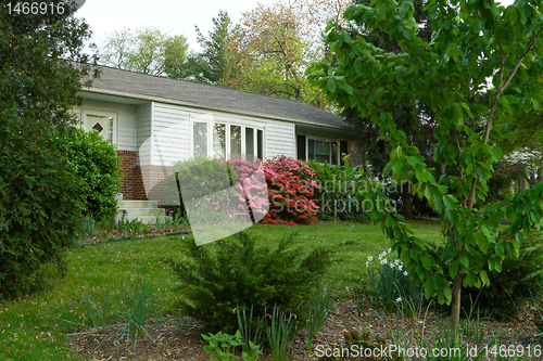 Image of 1950s House Rambler Suburban Maryland