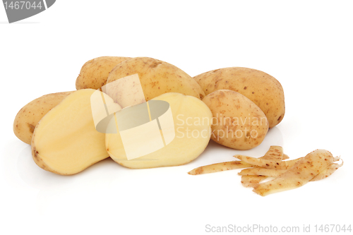 Image of Potatoes and Peelings