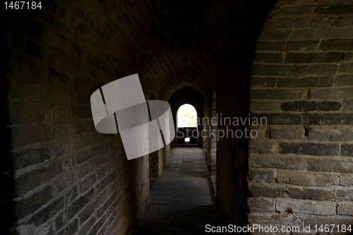 Image of Inside Guardhouse Great Wall, Near Beijing, China
