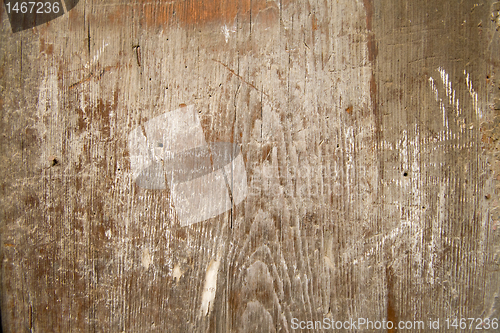 Image of Wooden Board Weathered Wood Grain Paint Background