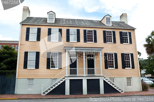 Image of Georgian Style Duplex House in Savannah Georgia