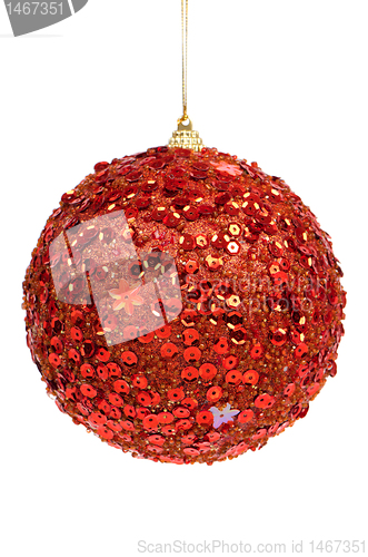 Image of Christmas ball isolated