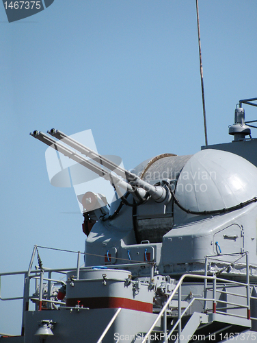 Image of warship weapon