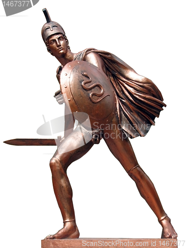 Image of statue of gladiator