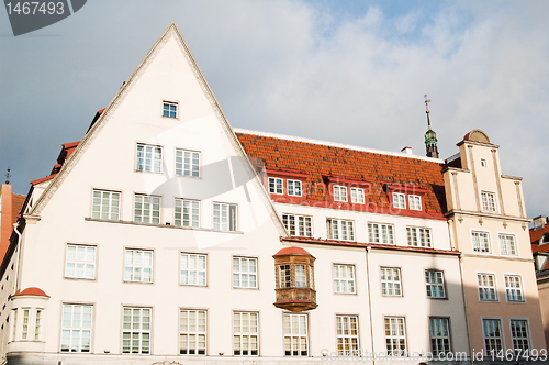 Image of Facade of the ancient house in Tallinn