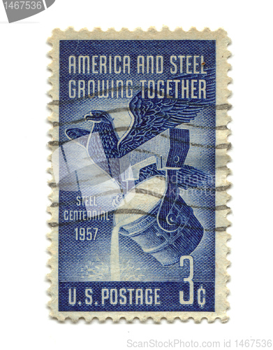 Image of Old postage stamp from USA three cents 