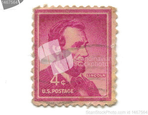 Image of old postage stamp from USA 4 cent 