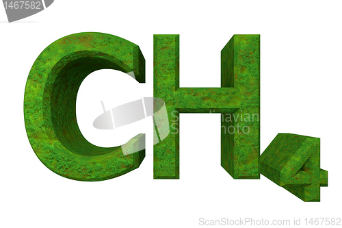 Image of 3d chemistry formulas in Grass of Methane 