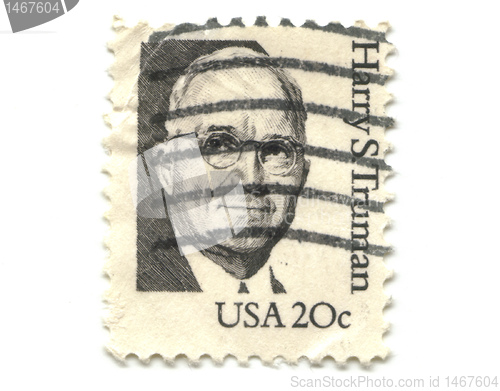 Image of old postage stamp from USA 20 cent 