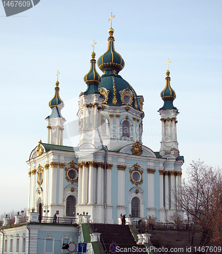 Image of St Andrew's Cathedral in Kiev