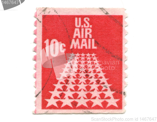 Image of old postage stamp from USA 10 cent 