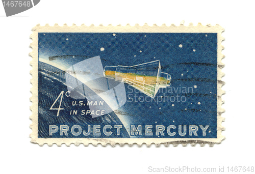 Image of Old postage stamp from USA 4 cent 1962 