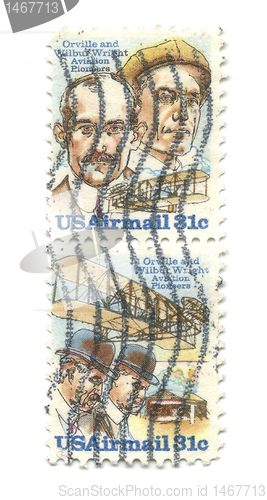 Image of Old postage stamps from USA - Wright