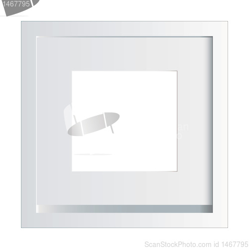 Image of White photo frame