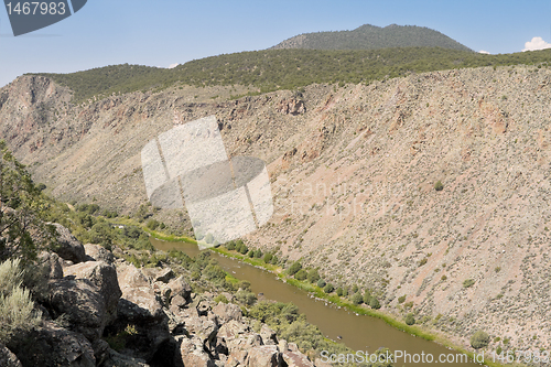 Image of Rio Grande River Gorge New Mexico, United States