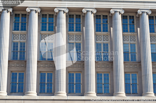 Image of Columns and Windows, Federal Building Washington DC