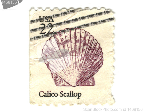 Image of US postage stamp on white background 22c 
