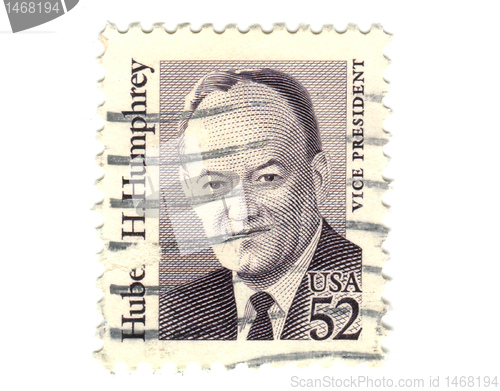 Image of US postage stamp on white background 52c 
