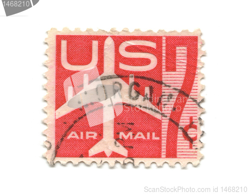 Image of Old postage stamps from USA